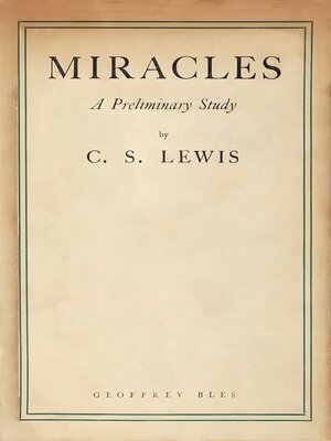 cover image of Miracles